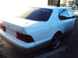 1996 LEXUS LS400, 4.0L AUTO SDN, COLOR WHITE, STK Z14831